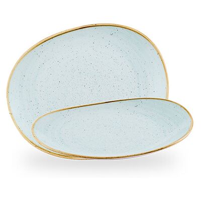 Churchill Piatto Organic Opal 26 x 21,8 cm Stonecast Duck Egg Churchill Piatto Organic Opal 26 x 21,8 cm Stonecast Duck Egg