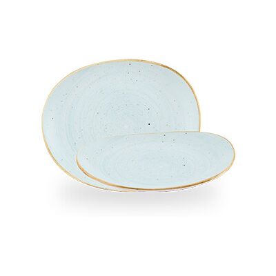 Churchill Piatto Organic Opal 18,5 x 15,5 cm Stonecast Duck Egg Churchill Piatto Organic Opal 18,5 x 15,5 cm Stonecast Duck Egg