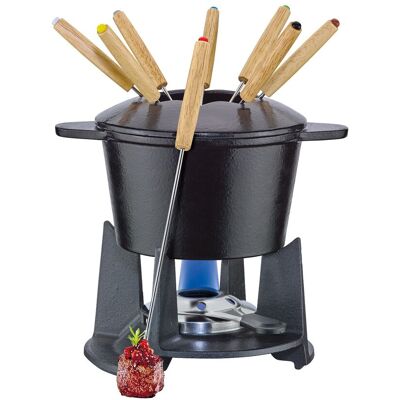 Spring - Grenoble - Black Matte - Set fonduta Spring - Grenoble - Black Matte - Set fonduta