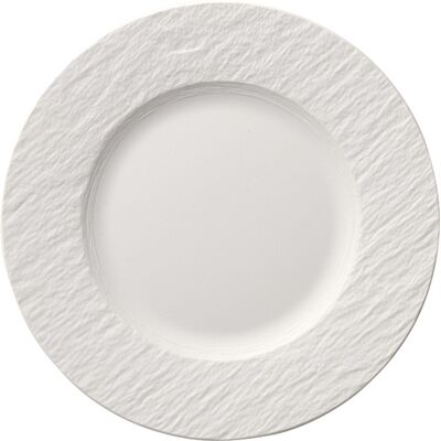 Villeroy & Boch Piatto piano 22 cm The Rock White Glacier Villeroy & Boch Piatto piano 22 cm The Rock White Glacier