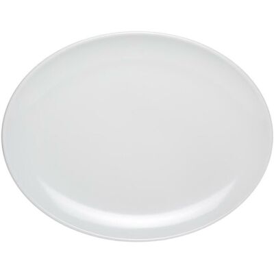 Tirolix Vassoio Ovale 33 x 25,5 cm Bianco Melamina Tirolix Vassoio Ovale 33 x 25,5 cm Bianco Melamina
