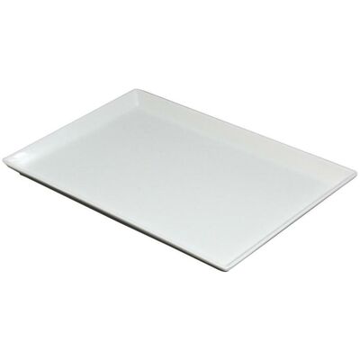 Tirolix Vassoio Rettangolare 35 x 24 cm Bianco Melamina Tirolix Vassoio Rettangolare 35 x 24 cm Bianco Melamina
