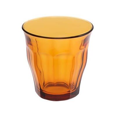 Set di Bicchieri Ambra Duralex Picardie - 250ml, 6 Pezzi Set di Bicchieri Ambra Duralex Picardie - 250ml, 6 Pezzi