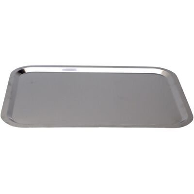 Vassoio in acciaio inox APS - circa 39,5 x 28,3 cm - Vassoio da portata Vassoio in acciaio inox APS - circa 39,5 x 28,3 cm - Vassoio da portata