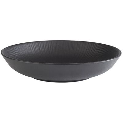 Piatto fondo in melamina APS Modello 85060 - Nero - 22,5cm Piatto fondo in melamina APS Modello 85060 - Nero - 22,5cm