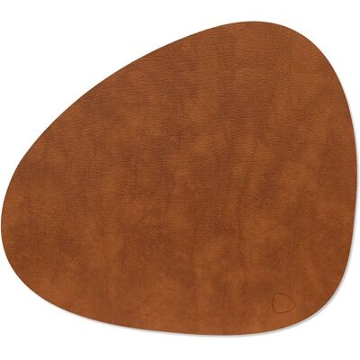 Lind DNA Tovaglietta Bull Curve Cognac 37x44 cm Lind DNA Tovaglietta Bull Curve Cognac 37x44 cm