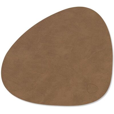 Lind DNA Tovaglietta Nupo Curve Brown 24x28 cm Lind DNA Tovaglietta Nupo Curve Brown 24x28 cm