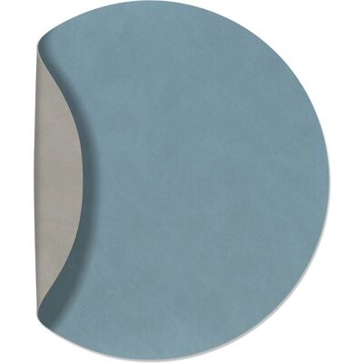 Lind DNA Tovaglietta Double Circle Nupo Light Blue/ Nupo Light Grey 40 cm Lind DNA Tovaglietta Double Circle Nupo Light Blue/ Nupo Light Grey 40 cm