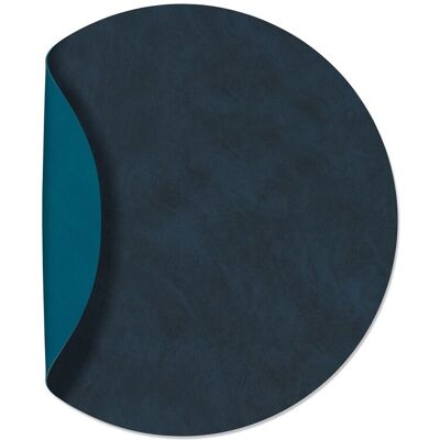 Lind DNA Tovaglietta Double Circle Nupo Midnight Blue/ Nupo Petrol 40 cm Lind DNA Tovaglietta Double Circle Nupo Midnight Blue/ Nupo Petrol 40 cm