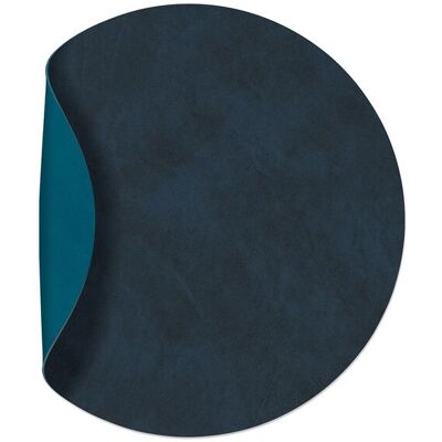 Lind DNA Tovaglietta Double Circle Nupo Midnight Blue/ Nupo Petrol 30 cm Lind DNA Tovaglietta Double Circle Nupo Midnight Blue/ Nupo Petrol 30 cm