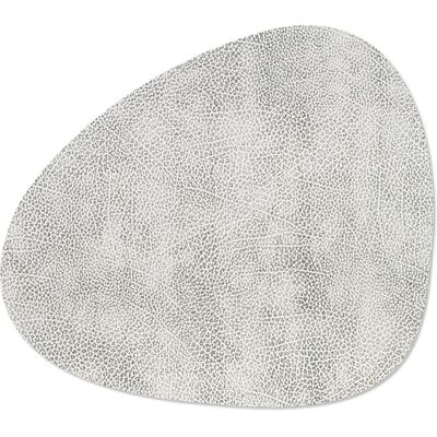 Lind DNA Tovaglietta Hippo Curve White Grey 37x44 cm Lind DNA Tovaglietta Hippo Curve White Grey 37x44 cm