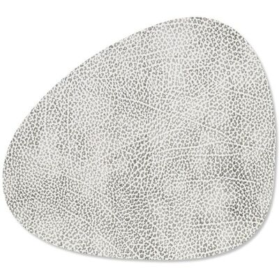 Lind DNA Tovaglietta Hippo Curve White Grey 24x28 cm Lind DNA Tovaglietta Hippo Curve White Grey 24x28 cm