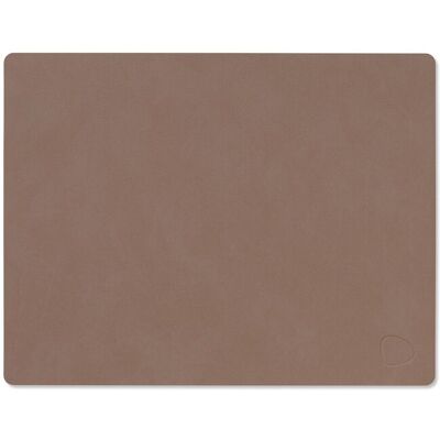 Lind DNA Tovaglietta Nupo Square Truffle 26,5x34,5 cm Lind DNA Tovaglietta Nupo Square Truffle 26,5x34,5 cm