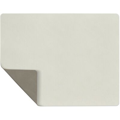 Lind DNA Tovaglietta Double Square Nupo Linen/ Nupo Flint Grey 35x45 cm Lind DNA Tovaglietta Double Square Nupo Linen/ Nupo Flint Grey 35x45 cm