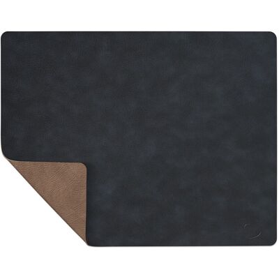 Lind DNA Tovaglietta Double Square Cloud Blacke/ Cloud Brown 35x45 cm Lind DNA Tovaglietta Double Square Cloud Blacke/ Cloud Brown 35x45 cm
