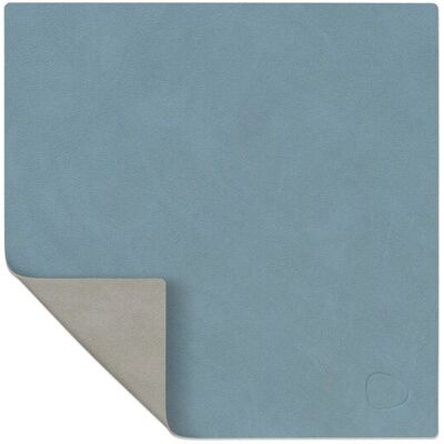 Lind DNA Tovaglietta Double Square Nupo Light Blue/ Nupo Light Grey 28x28 cm Lind DNA Tovaglietta Double Square Nupo Light Blue/ Nupo Light Grey 28x28 cm