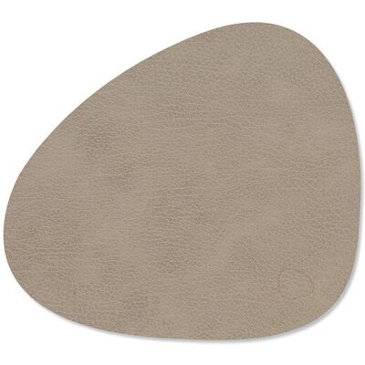 Lind DNA Tovaglietta Bull Curve Warm Grey 24x28 cm Lind DNA Tovaglietta Bull Curve Warm Grey 24x28 cm