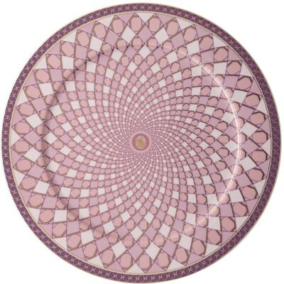 Piatto Rosa Swarovski x Rosenthal - 33cm Porcellana - Signum Piatto Rosa Swarovski x Rosenthal - 33cm Porcellana - Signum