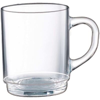 Tazza impilabile in vetro Arcoroc 250ml - Bevande calde Tazza impilabile in vetro Arcoroc 250ml - Bevande calde