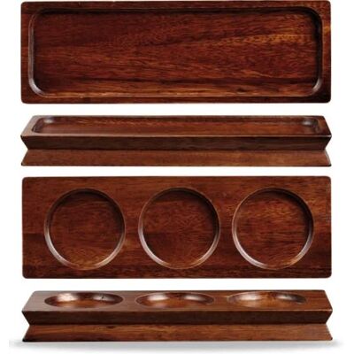 Churchill Vassoio Servizio 3 Rientranze 27 X 9 Cm Buffet Wood Churchill Vassoio Servizio 3 Rientranze 27 X 9 Cm Buffet Wood