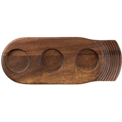 Churchill Vassoio Di Servizio 3 Rientranze 35,5 X 14 Cm Buffet Wood Churchill Vassoio Di Servizio 3 Rientranze 35,5 X 14 Cm Buffet Wood