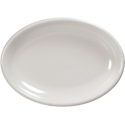 Tirolix Vassoio Ovale Fondo 45 x 33 cm Bianco Melamina Tirolix Vassoio Ovale Fondo 45 x 33 cm Bianco Melamina