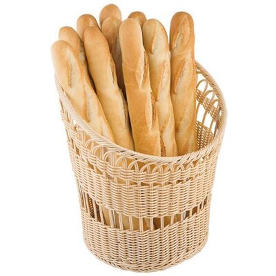 APS Cestino baguette ovale "Economic" 34,6 x 32 cm Beige Chiaro APS Cestino baguette ovale "Economic" 34,6 x 32 cm Beige Chiaro