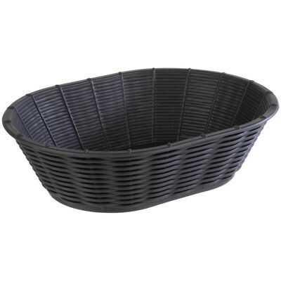 APS Cesto ovale "Wicker Look" 17 x 23 cm Nero APS Cesto ovale "Wicker Look" 17 x 23 cm Nero