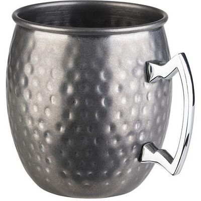 Tazza APS Moscow Mule - Acciaio Inox Vintage Martellato Ø9cm H10cm Tazza APS Moscow Mule - Acciaio Inox Vintage Martellato Ø9cm H10cm