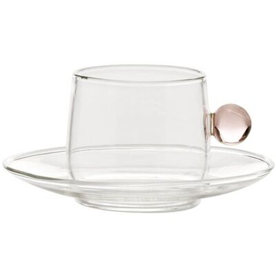 Zafferano Tazzina con piattino 12 cl Bilia Rosa Zafferano Tazzina con piattino 12 cl Bilia Rosa