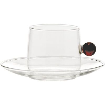 Zafferano Tazza da tè con piattino 22 cl Bilia Ambra Zafferano Tazza da tè con piattino 22 cl Bilia Ambra