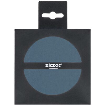 Tirolix Sottobicchieri Ecopelle 4 pz. 10 cm Blu Tirolix Sottobicchieri Ecopelle 4 pz. 10 cm Blu