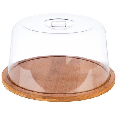 Set di Servizio in Bambù APS con Coperchio - Piatti Rotondi 25cm Set di Servizio in Bambù APS con Coperchio - Piatti Rotondi 25cm