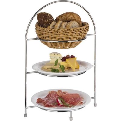 APS Alzata per servire 19,5 x 29 cm Argento APS Alzata per servire 19,5 x 29 cm Argento