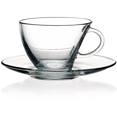 Pasabahce Tazza Cappuccino con Piatto 21 cl Penguen Pasabahce Tazza Cappuccino con Piatto 21 cl Penguen