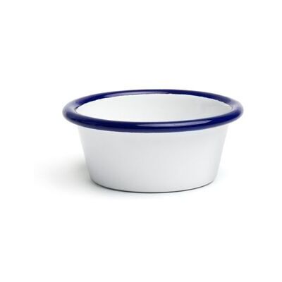 Comas Ciotolina Ferro Smaltato 7 cm Altezza Bianca Azzurra Comas Ciotolina Ferro Smaltato 7 cm Altezza Bianca Azzurra