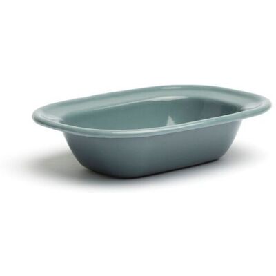 Comas Ciotola Rettangolare Ferro Smaltato 16 cm Grigio Comas Ciotola Rettangolare Ferro Smaltato 16 cm Grigio