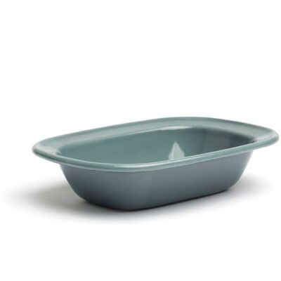 Comas Ciotola Rettangolare Ferro Smaltato 18 cm Grigio Comas Ciotola Rettangolare Ferro Smaltato 18 cm Grigio
