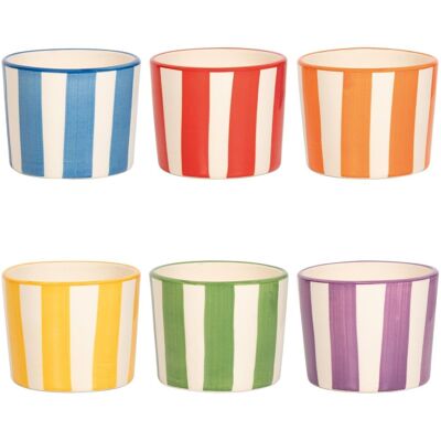 Zafferano Set 6 pezzi Tumbler 23 cl Lido Righe Assortiti Zafferano Set 6 pezzi Tumbler 23 cl Lido Righe Assortiti