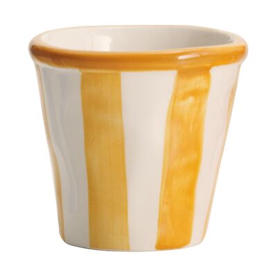 Zafferano Bicchierini 7 cl Lido Righe Giallo Zafferano Bicchierini 7 cl Lido Righe Giallo