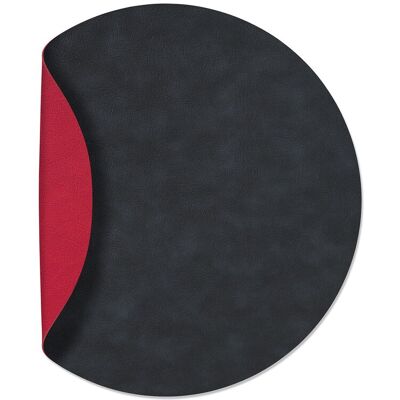 Lind DNA Tovaglietta Double Circle Cloud Black/ Cloud Red 40 cm Lind DNA Tovaglietta Double Circle Cloud Black/ Cloud Red 40 cm