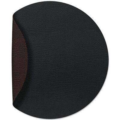 Lind DNA Tovaglietta Double Circle Bull Black/ Bull Brown 40 cm Lind DNA Tovaglietta Double Circle Bull Black/ Bull Brown 40 cm