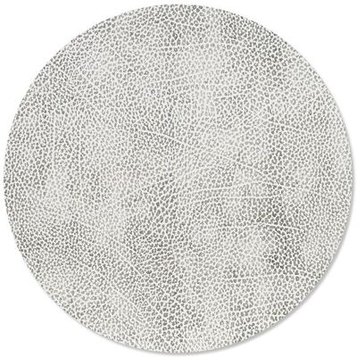 Lind DNA Tovaglietta Hippo Circle White Grey 30 cm Lind DNA Tovaglietta Hippo Circle White Grey 30 cm