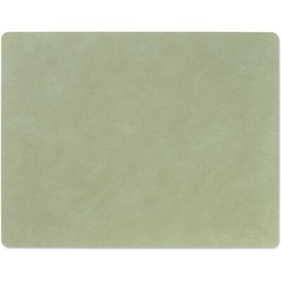 Sottobicchiere Quadrato in Pelle Riciclata Verde Oliva Linddna - Placemat Sottobicchiere Quadrato in Pelle Riciclata Verde Oliva Linddna - Placemat