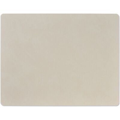 LIND DNA - Sottopiatti Quadrati - Set di 4 Nupo Oyster White - Dinner Mat LIND DNA - Sottopiatti Quadrati - Set di 4 Nupo Oyster White - Dinner Mat