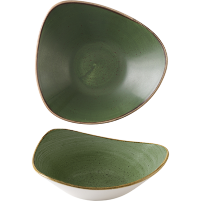 Churchill Ciotola Triangolare 23,5 Cm Sorrel Green Churchill Ciotola Triangolare 23,5 Cm Sorrel Green