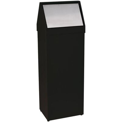 Medial Gettacarta Basculante Rettangolare 50 lt Nero Storico Medial Gettacarta Basculante Rettangolare 50 lt Nero Storico
