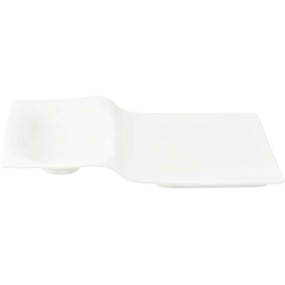 Vista Alegre Piatto Piano Step 32,6 X 23 Cm Chefs Collection Vista Alegre Piatto Piano Step 32,6 X 23 Cm Chefs Collection