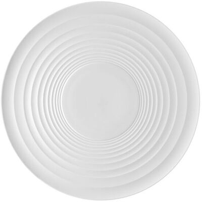 Vista Alegre Plate Fluctus 31 Cm Biscuit Chefs Collection Vista Alegre Plate Fluctus 31 Cm Biscuit Chefs Collection