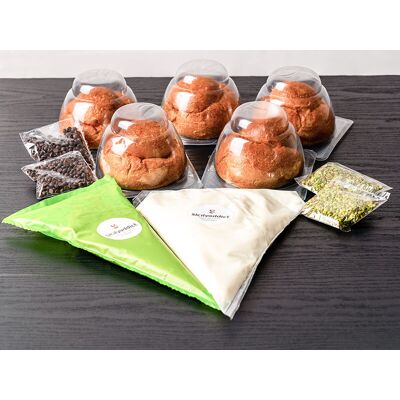 SMARTBOX - Sicilybox La Bomba Co Tuppo - 5 brioche - crema di pistacchio - ricotta di pecora - Gift Box SMARTBOX - Sicilybox La Bomba Co Tuppo - 5 brioche - crema di pistacchio - ricotta di pecora - Gift Box